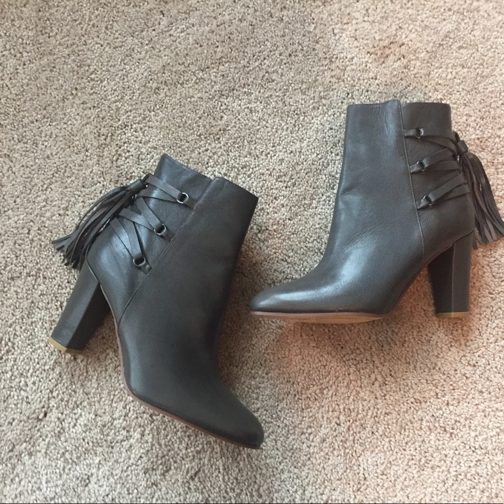 Halogen Bootie with Tassel Zipper